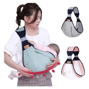 Cargador De Bebés Ergonomico Canguro Portabebes  Liso Unica Gris Oscuro