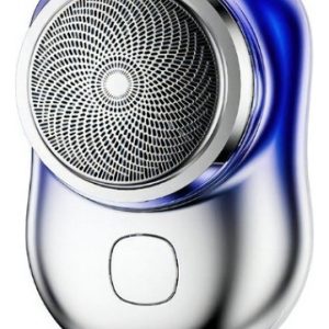 Mini Afeitadora Eléctrica Portátil Con Carga Usb Para Hombre Color Azul