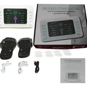 Masajeador Electro Estimulador Gimnasia Pasiva Multimasajes Blanco