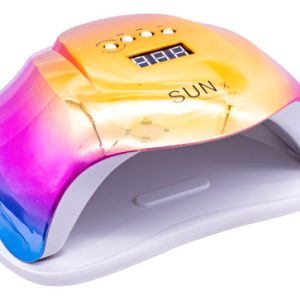 Secador De Uñas Lampara Uv Led 54w Temporizador Colores Tornasol