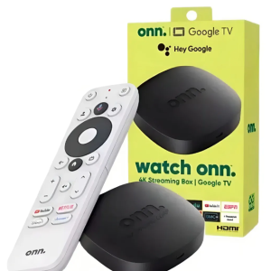 TV Box Onn Watch 4K UHD Streaming Google TV Control de Voz Dolby Audio