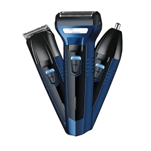 Máquina Afeitadora Y Cortadora De Pelo Geemy Gm-6589 Color Azul