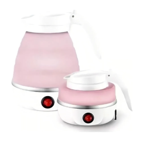 Cafetera Eléctrica Plegable Silicona Portátil 600ml Viaje