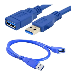 Cable Extensión Usb 3.0 De 3 Metros Macho Hembra Version 4k Color Azul