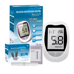 Glucometro Digital Medidor De Glucosa 50 Tiras Y 50 Lancetas