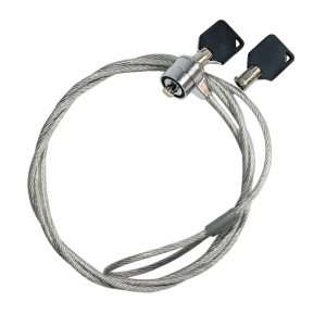 Guaya De Seguridad Startec St-kl-02k Con Llave Acero Inoxidable 1.5m