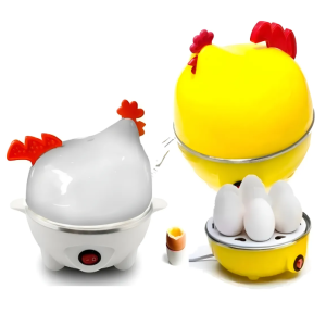 Cocinador Eléctrico Hogar Amarillo Para 7 Huevos A Vapor Doméstico