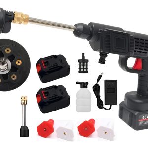 Hidrolavadora Carwash Carro Moto 48v Inalámbrica Negro 48v